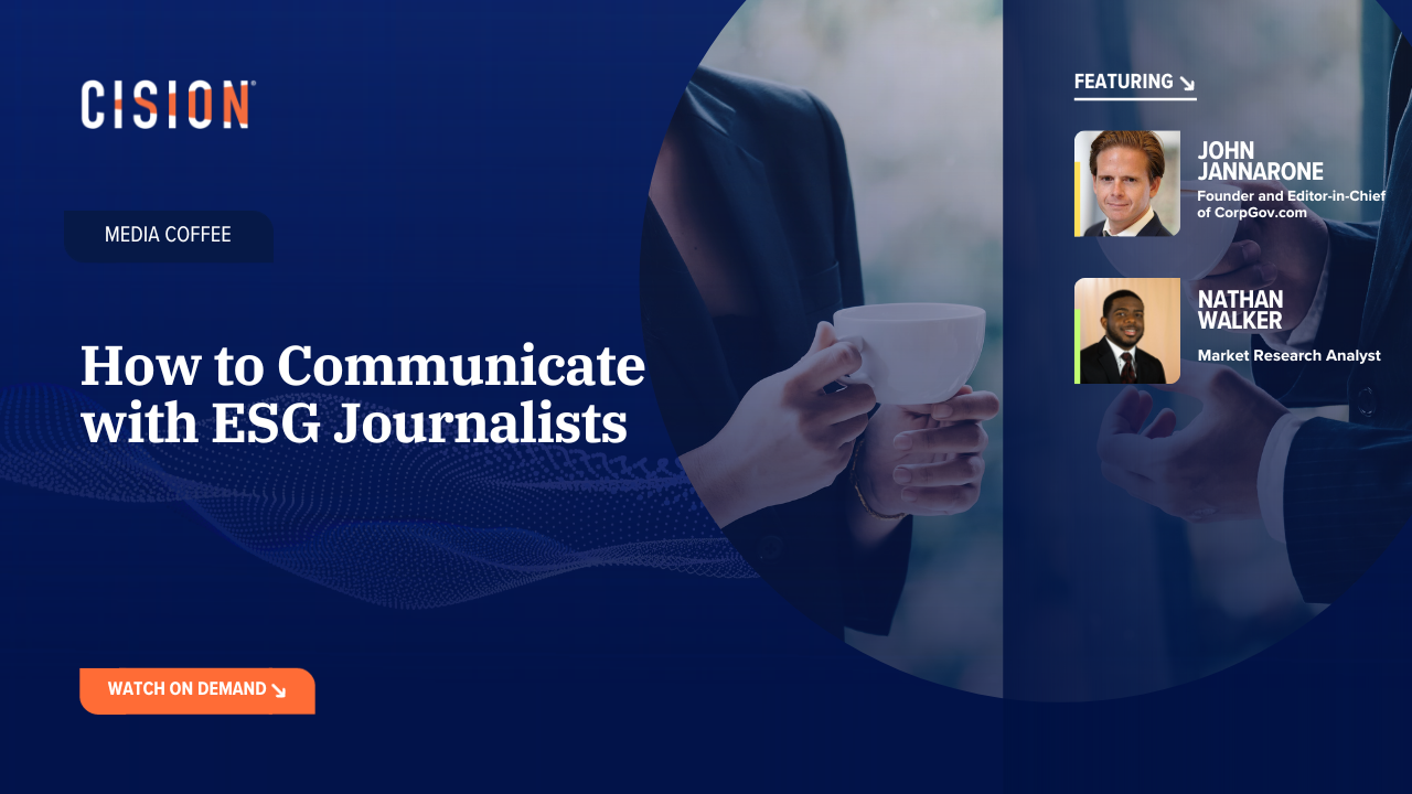 Media Coffee: How to Communicate With ESG Journalists